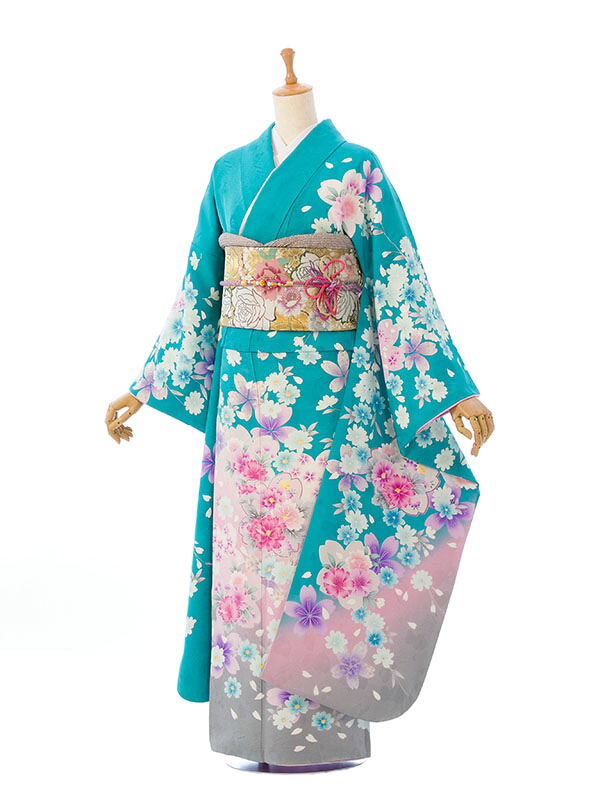 【レンタル】振袖　レンタル【2月～12月】結婚式 成人式 結納 卒業式 レンタル着物 振袖 貸衣装 フルセット 小物一式つき 振り袖 送料無料 5S714