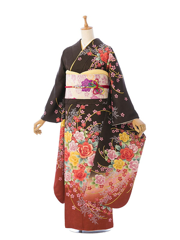 【レンタル】振袖　レンタル【2月～12月】結婚式 成人式 結納 卒業式 レンタル着物 振袖 貸衣装 フルセット 小物一式つき 振り袖 送料無料 5S715