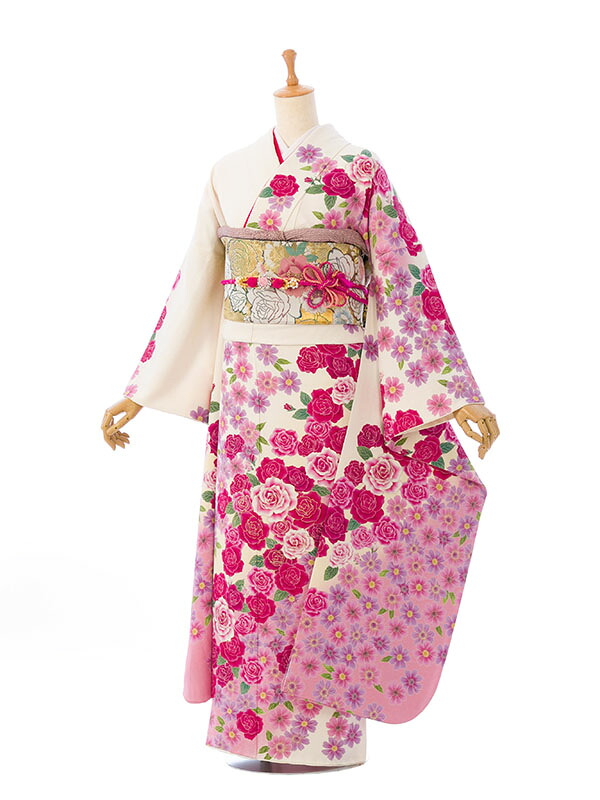 【レンタル】振袖　レンタル【2月～12月】結婚式 成人式 結納 卒業式 レンタル着物 振袖 貸衣装 フルセット 小物一式つき 振り袖 送料無料 5S736