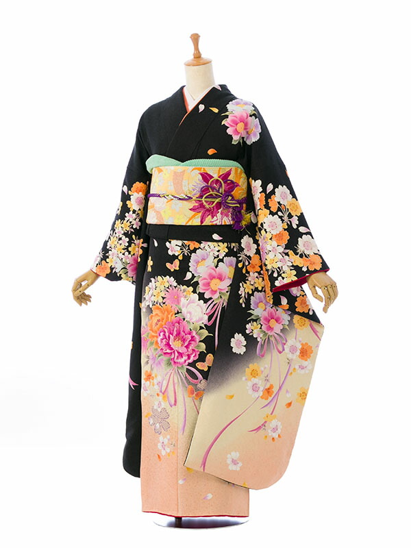 【レンタル】振袖　レンタル【2月～12月】結婚式 成人式 結納 卒業式 レンタル着物 振袖 貸衣装 フルセット 小物一式つき 振り袖 送料無料 5S865