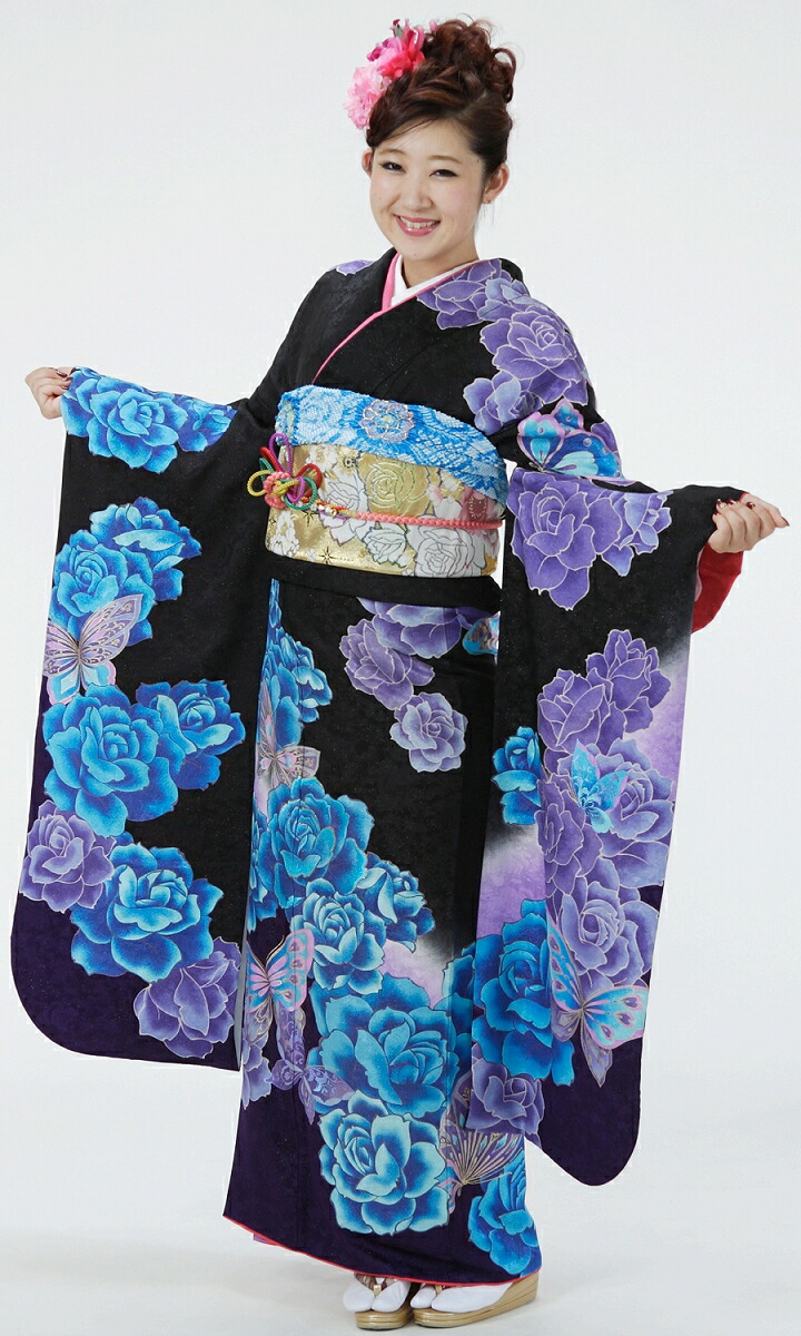 2665☆ハイグレード ラメ辻ヶ花☆振袖7点セット☆美品