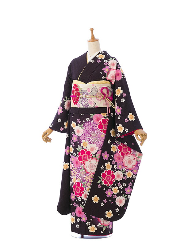 【レンタル】振袖 レンタル【2月~12月】結婚式 成人式 結納 卒業式 レンタル着物 振袖 貸衣装 フルセット 小物一式つき 振り袖 送料無料 6S263|e-きものレンタル 店