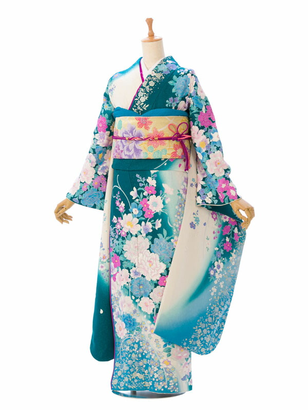 【レンタル】振袖 レンタル【1月】 結婚式 成人式 結納 卒業式 レンタル着物 振袖 貸衣装 フルセット 小物一式つき 振り袖 送料無料 6S816