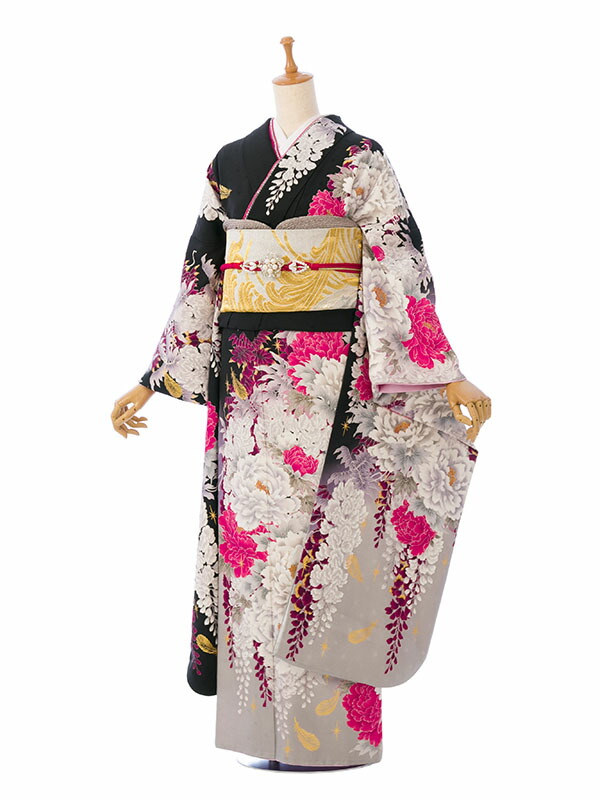 【レンタル】振袖　レンタル【2月～12月】結婚式 成人式 結納 卒業式 レンタル着物 振袖 貸衣装 フルセット 小物一式つき 振り袖 送料無料 6S255