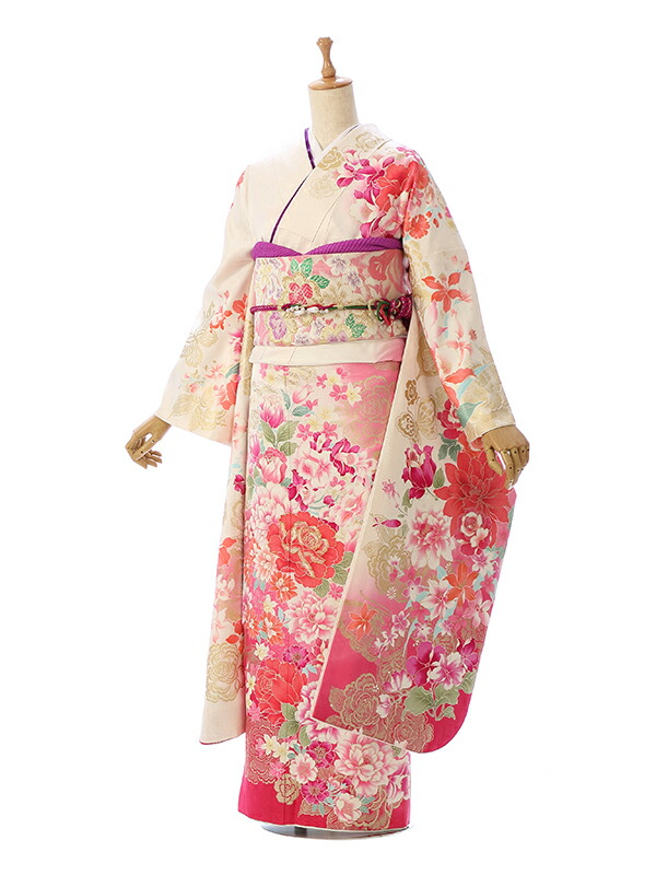 【レンタル】振袖 レンタル【1月】 結婚式 成人式 結納 卒業式 レンタル着物 振袖 貸衣装 フルセット 小物一式つき 振り袖 送料無料 7S458