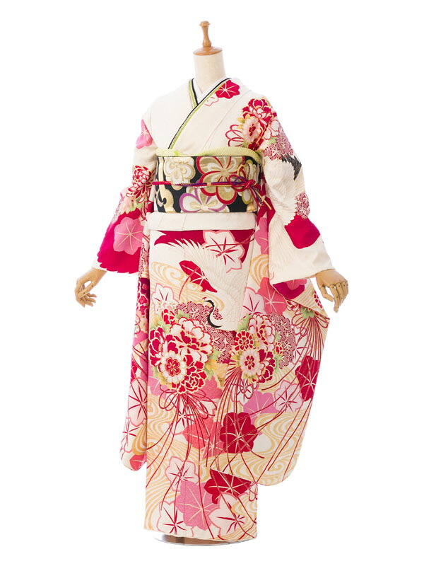 【レンタル】振袖　レンタル【2月～12月】結婚式 成人式 結納 卒業式 レンタル着物 振袖 貸衣装 フルセット 小物一式つき 振り袖 送料無料 7S101｜e-きものレンタル　店