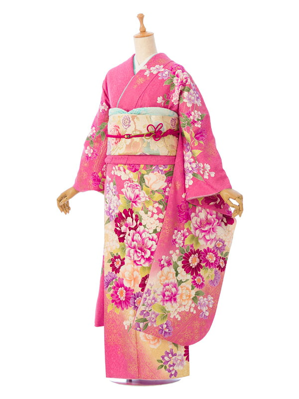 【レンタル】振袖レンタル |1月| 結婚式 成人式 結納 卒業式 レンタル着物 振袖 貸衣装 フルセット 小物一式つき 振り袖 送料無料 新品足袋プレゼント7S149