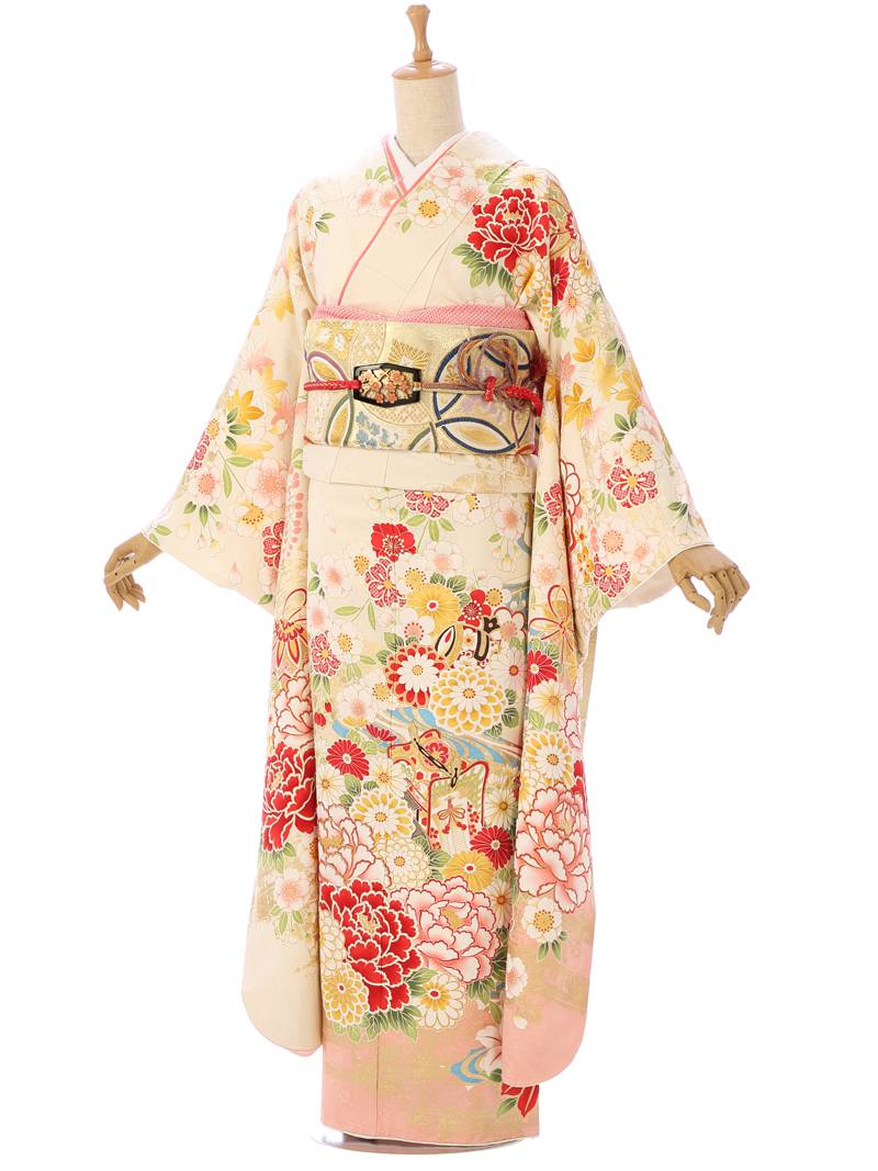 【レンタル】振袖レンタル |2月～12月| 結婚式 成人式 結納 卒業式 レンタル着物 振袖 貸衣装 フルセット 小物一式つき 振り袖 送料無料 1S3085-1