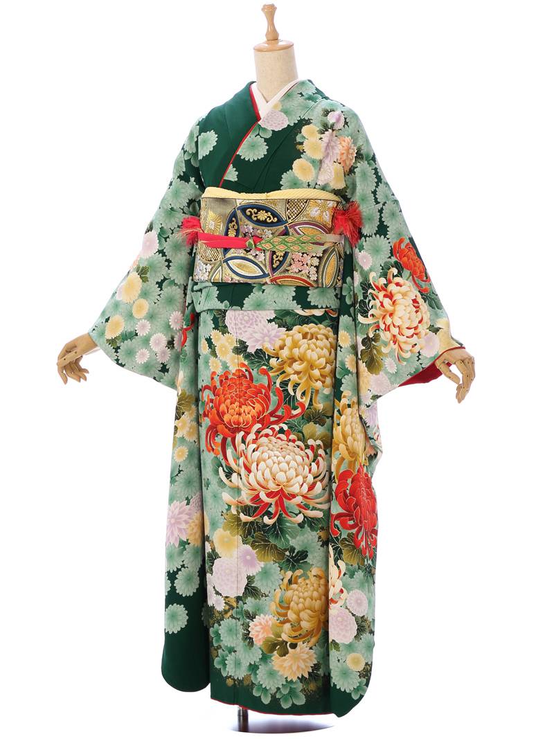 【レンタル】振袖レンタル |1月| かわいい振袖 トールサイズ M・Lサイズ 13号~17号 結婚式 成人式 結納 レンタル着物 フルセット 小物一式つき 送料無料 1S3104|e-きものレンタル 店