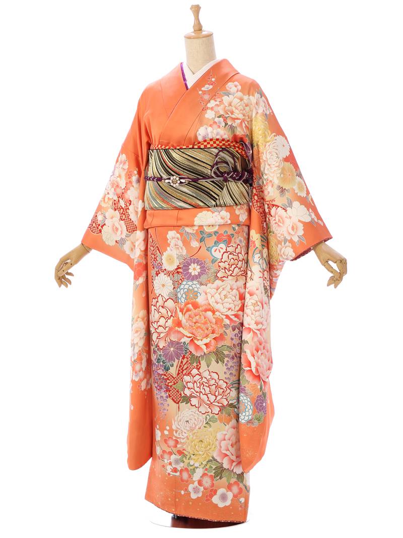 【レンタル】振袖 レンタル |2月～12月| スモールサイズ 結婚式 成人式 結納 卒業式 レンタル着物 振袖 貸衣装 フルセット 小物一式つき 振り袖 往復送料無料 新品足袋プレゼント 1S3105-1