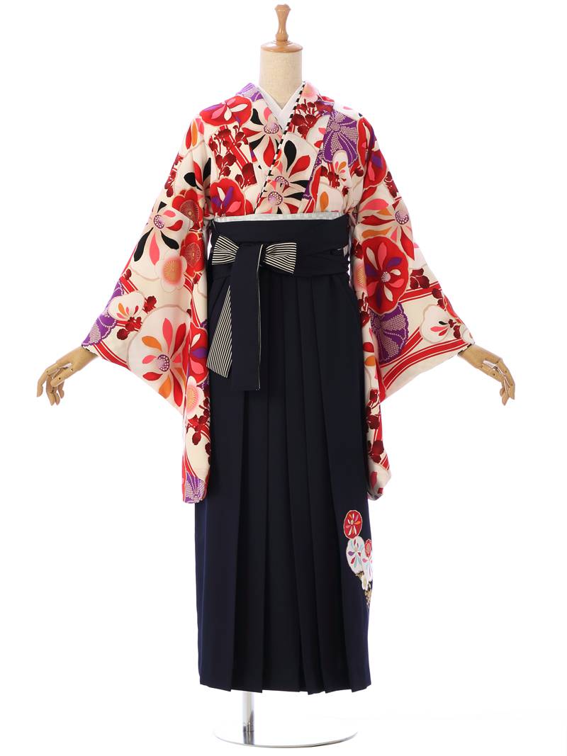 【レンタル】卒業袴 卒業式 袴 女 JAPAN STYLE×中村里砂 フルセット 無料小物一式つき | はかま 女性 卒業袴セット 卒業式袴レンタル セット 先生 大学 袴セット 卒業袴レンタル 着物レンタル 袴レンタル 往復送料無料 新品足袋プレゼント r1472g_e-h212-26-3