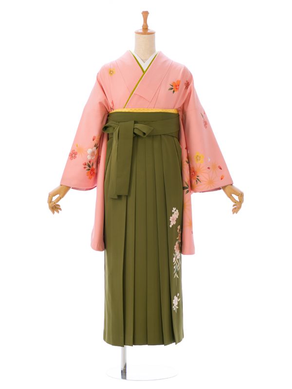 【レンタル】レンタル袴 着物 卒業袴 貸衣装 貸衣裳 女袴 袴 レンタル 送料無料 女袴/着物レンタル 卒業袴セット R977_H28-24-1｜e-きものレンタル　店