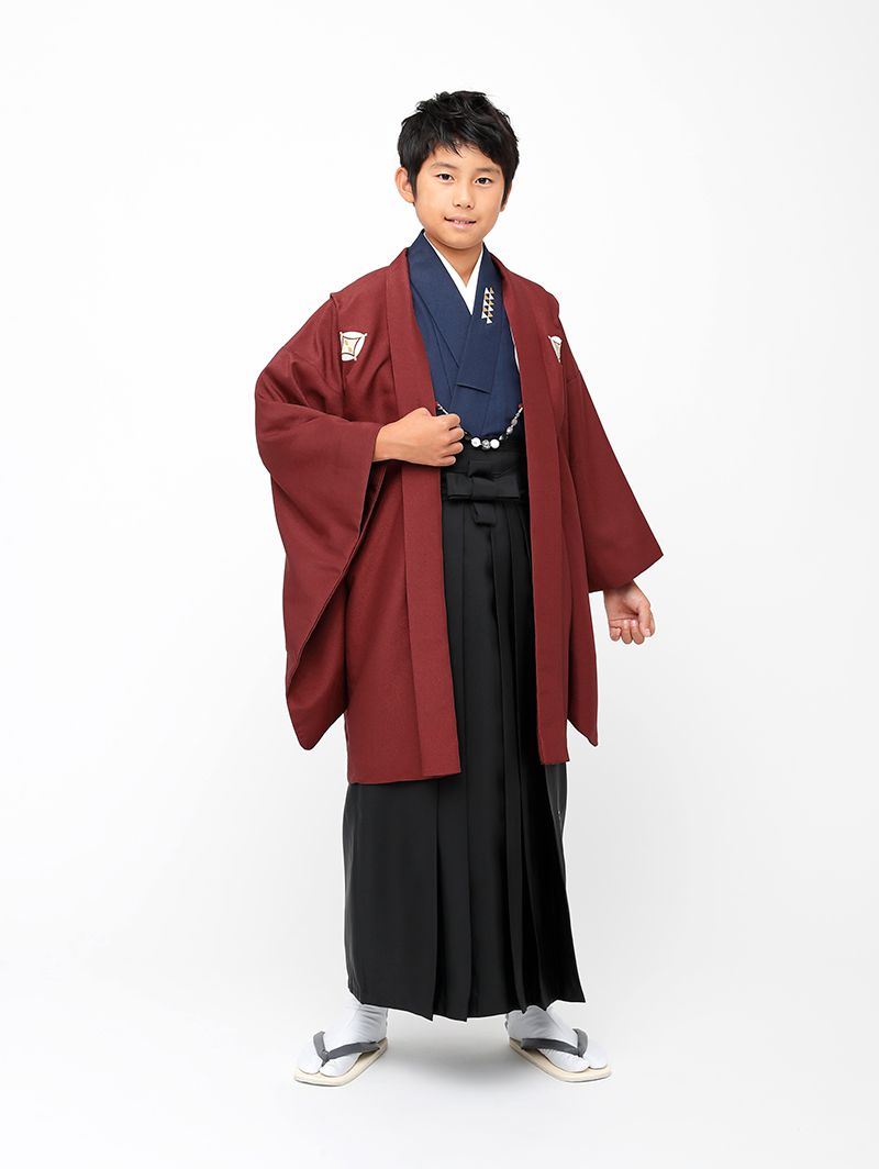 レンタル 卒業式 袴レンタル ジュニア着物男の子 結婚式 卒業式 1 2成人式 着物レンタル きもの小学生 往復送料無料 新品足袋プレゼント フルセット 男の子 羽織袴 小学生 はかま Bv 081b Mpgbooks Com