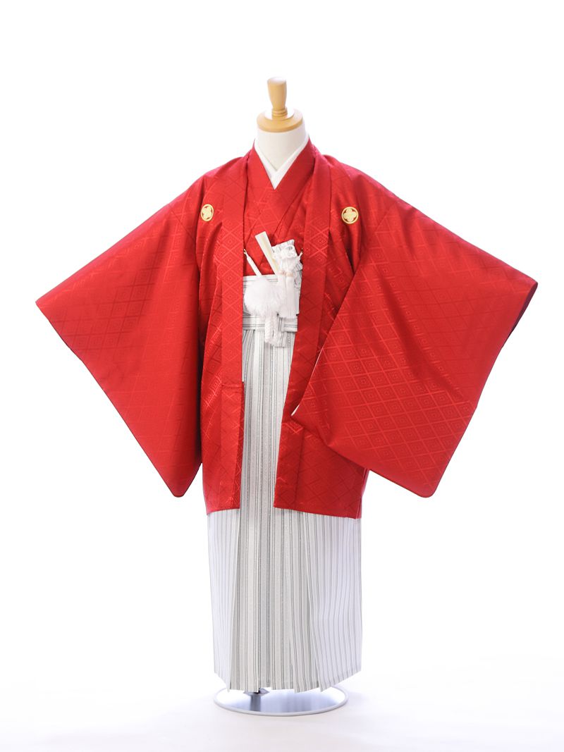 【卒業式】 【1/2成人式】 【着物レンタル】 【レンタル】 【新品足袋プレゼント】 【小学生 はかま】 【きもの小学生】 【フルセット】 【BV-012B_BW-006】 【卒業式 袴レンタル】 【往復送料無料】 【結婚式】 【ジュニア着物男の子】 【男の子 羽織袴】