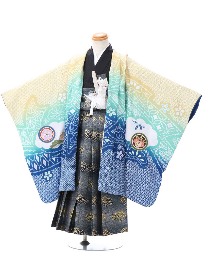 陽気な天使 七五三着物レンタルフルセット 青系 緑系 男の子 五歳 5歳 はかま 着物 レンタル 羽織袴 フルセット レンタル 5歳男の子 753レンタル 袴レンタル 753レンタル 七五三 袴 貸衣装 七五三着物 卒園式 セット 着物レンタル 子供 はかま 男児 五歳 きもの