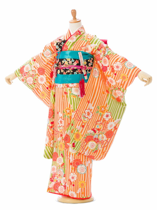 オリジナル 着物 七五三 女の子 7歳 レンタル 貸衣装 E 7 108 お祝い 晴れ着 七五三セット 小物セット 和服 女児 着付け 草履 帯 子供 レンタル着物 きもの 小物 和装 着物レンタル 足袋 衣装 753 髪飾り 七歳 七五三着物 フルセット 7歳