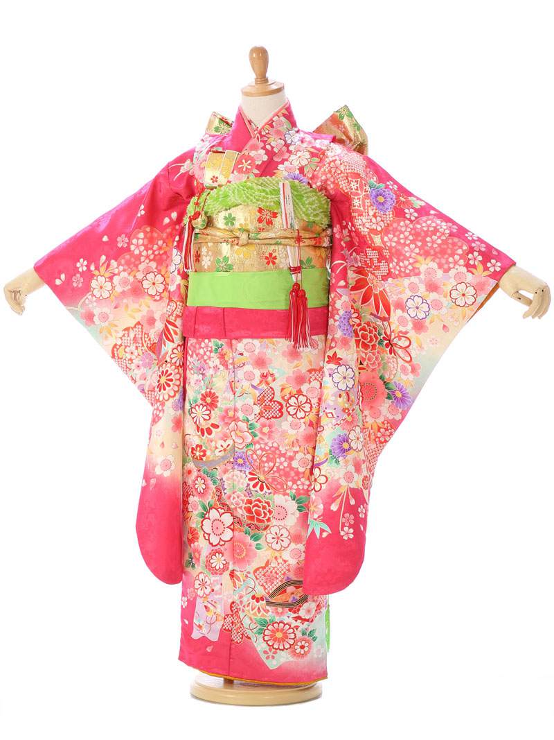 七五三 着物 7歳 女の子 753 着物 レトロ 753 レンタル 七五三 髪飾り ...