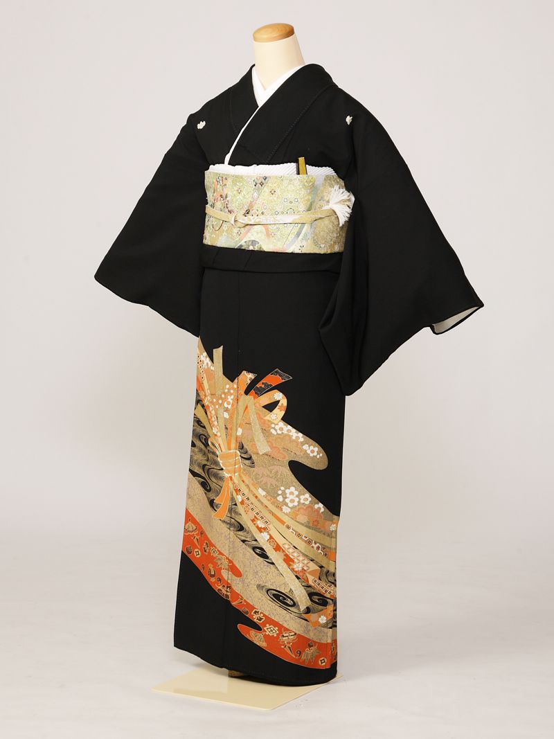 【レンタル】 留袖レンタルフルセット 送料無料 Mサイズ 結婚式 母親 和服 留袖 143cm～153cm ～11号 新品 足袋プレゼント 五つ紋 五三桐 | 着物レンタル セット バッグ 和装 小物 レンタル着物 留袖レンタル 一式 留め袖レンタル 着物小物 レンタル留袖 5A680