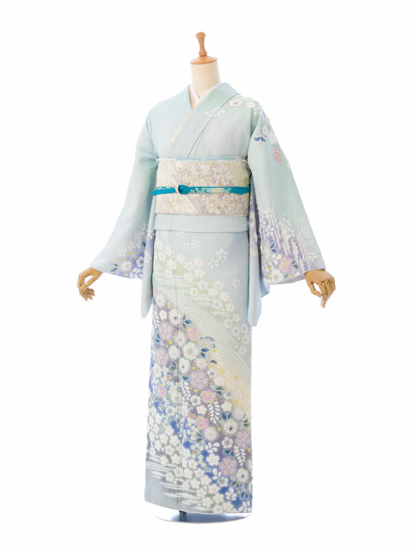 【レンタル】訪問着レンタル 大きなサイズ 13号から17号位まで 結婚式 付下げ 卒業式 宮参り ママ着物 七五三 入学式 送料無料 新品足袋プレゼント 小物一式つき 訪問着レンタル HAD8647000