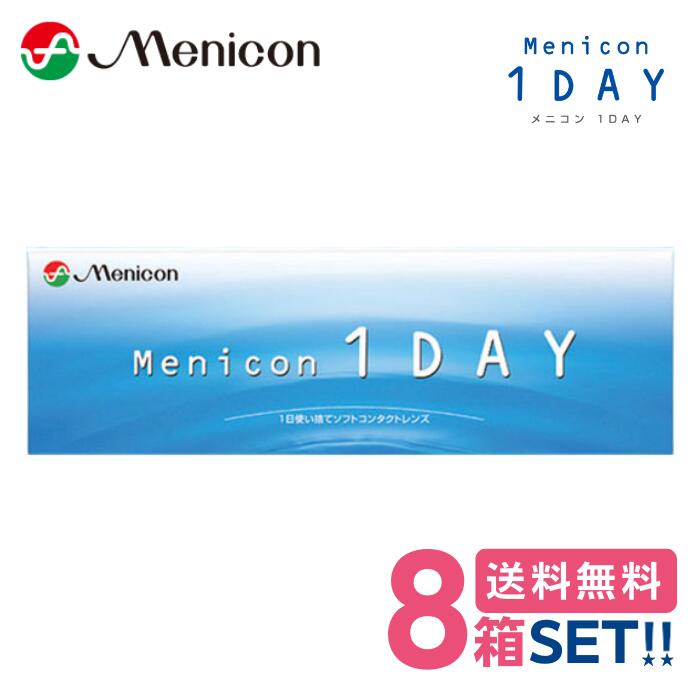 メニコン メニコンワンデー 【8箱】(1箱30枚入り口・入口)【郵便うけ便】【貨物輸送無料】Menicon 1day oneday 1日使い捨て 壱デー メニコン1DAY ホンブルグ帽 せつ然たるコンタクトレンズ 処方せん不必要