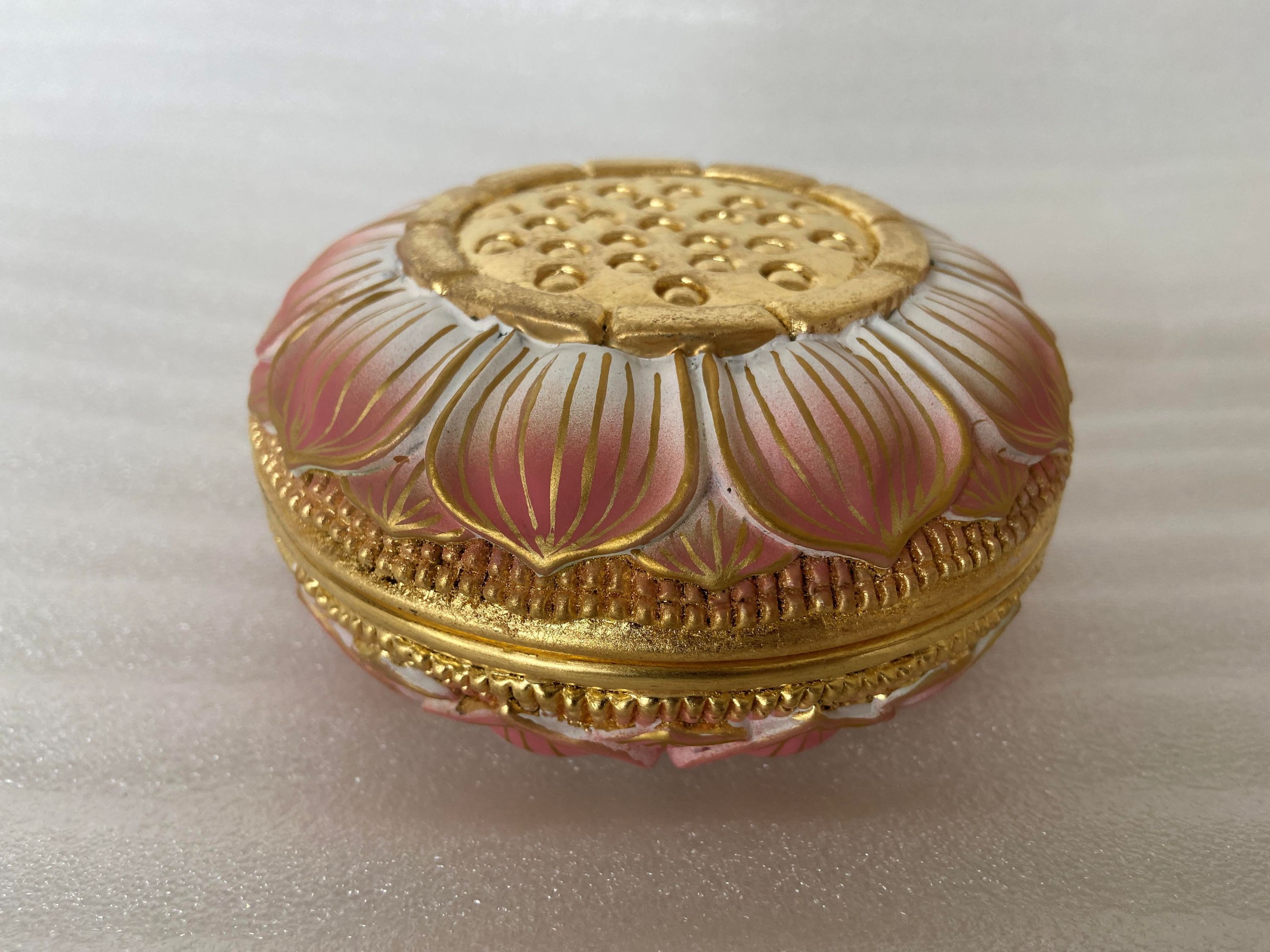 白蓮香合　3.5寸　寺院用仏具　香合｜仏具のKISHO　店