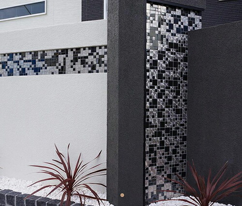 おしゃれ タイムアンドガーデンステンレスタイル 磁器質タイルベース 5枚 E キッチンマテリアル メーカー直送 モノクロームハリウッド Monochromedark5 ステンレスタイル 磁器質タイルベース Monochrome Dark 5 モノクロームハリウッド ダークステンレス タイル