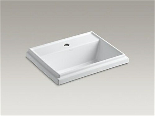 【LINEクーポン配布中】洗面用シンク Tresham(トレシャム) ドロップイン 1H 洗面シンク [K-2991-1-0] KOHLER コーラー メーカー直送｜e-キッチンマテリアル