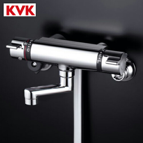 【LINEクーポン配布中】サーモスタット式シャワー(80mmパイプ付) KVK [KF800TN] 水栓金具