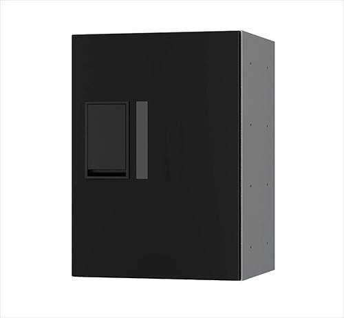 【LINEクーポン配布中】宅配ボックスプチ宅防水型W280シリーズブラック捺印なしH400タイプ [KS-TLP28R-4A-BK] 単品購入不可 ナスタ NASTA メーカー直送