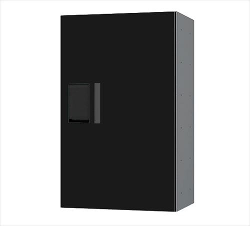 【LINEクーポン配布中】宅配ボックスプチ宅防水型W360シリーズブラック捺印なしH600タイプ [KS-TLP36R-6A-BK] 単品購入不可 ナスタ NASTA メーカー直送｜e-キッチンマテリアル