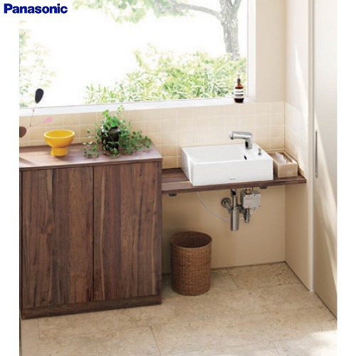 【LINEクーポン配布中】洗面ドレッシング アクアファニチャー パナソニック Panasonic 幅900 カウンタータイプ ウォールナット柄 セットプラン インテリア 91,066円