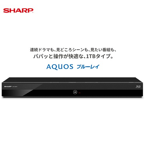 SHARP ブルーレイディスクレコーダー 2B-C05BW1 2021年製+