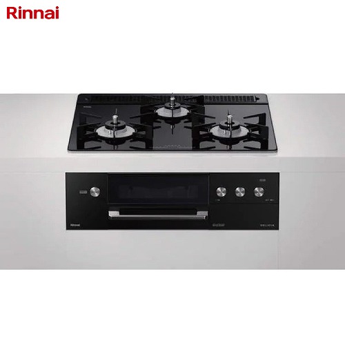 【LINEクーポン配布中】ビルトインガスコンロ デリシア リンナイ[RHS31W31E11RCBW]横幅60cm 3V乾電池 液晶 ガラストップ 現場送り不可法人事務所送り限定 法人限定メーカー直送｜e-キッチンマテリアル
