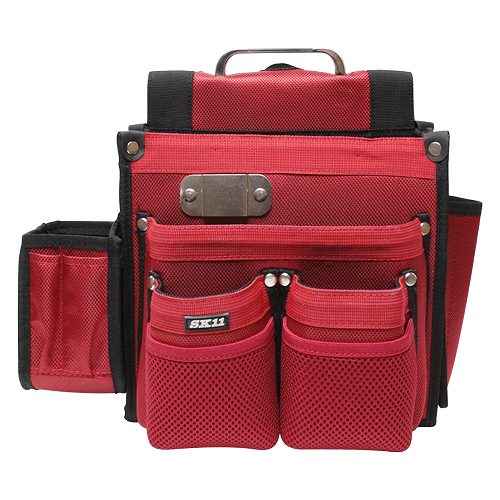 【LINEクーポン配布中】腰袋 サック 匠 仮枠大工釘袋 レッド SK11 SC-11 [4977292140768] 藤原産業 メーカー直送