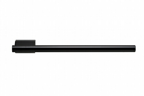 【LINEクーポン配布中】HOT-eRACK ホットイーラック ラウンドタイプ 450mm 片持ち型 黒 [HER1-RD450/1S-BC] タオルウォーマー タオルヒーター 旭イノベックス メーカー直送｜e-キッチンマテリアル