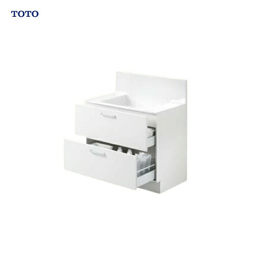 【LINEクーポン配布中】洗面化粧台 オクターブライト octavelite 間口750 2段引き出し TOTO [LDSFS075□Q□M□1□] 一面鏡用 化粧棚用 下台のみ メーカー直送 54,331円