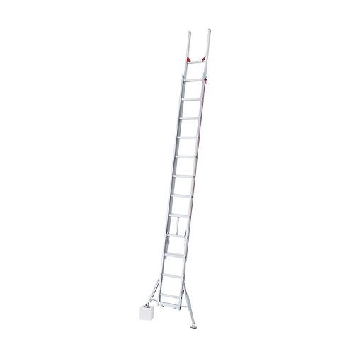 【LINEクーポン配布中】脚部伸縮スタビライザー付き 2連はしご LH2 ラクノリ 全長7.19~7.40m [LH2-74] 横揺れに強い 長谷川工業 法人様限定 メーカー直送