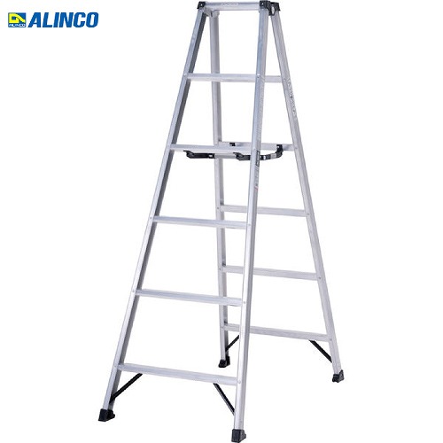 【LINEクーポン配布中】軽量専用脚立 MSW-X アルインコ ALINCO [MSW180X] 天板高さ1.7m 6尺 生地カラー 最大使用質量130kg 軽量設計 法人様限定 メーカー直送
