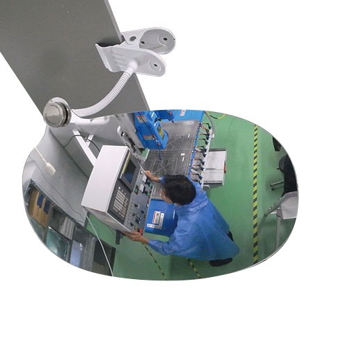 【LINEクーポン配布中】安全ミラー スーパーオーバル クリップタイプ 室内設置専用 [SF35C] ミラー 安全用品 防犯ミラー 衝突防止 コミー Komyメーカー直送