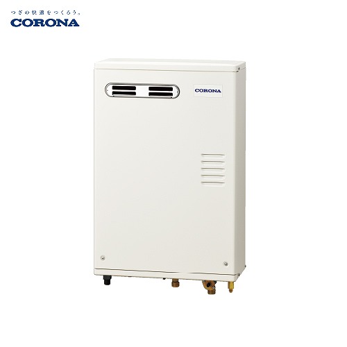【LINEクーポン配布中】石油給湯器 給湯+追いだき 直圧式 コロナ CORONA [UKB-AG472B(MW)] 屋外壁掛型 リモコン付 現場配送不可 法人様限定 メーカー直送｜e-キッチンマテリアル