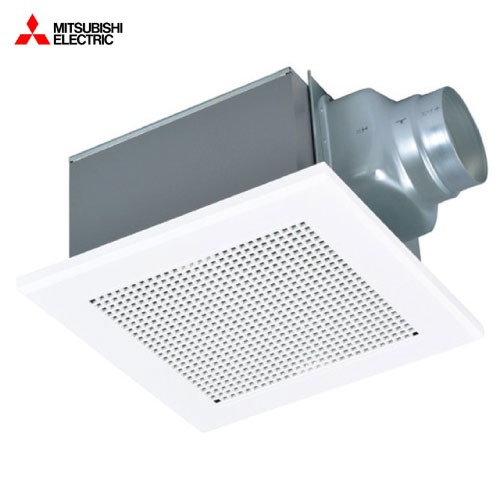 【LINEクーポン配布中】ダクト用換気扇 天井埋込形換気扇 低騒音形 三菱電機 MITSUBISHI [VD-15ZP14] 風圧式シャッター 接続パイプΦ100mm 単相100V 10,017円