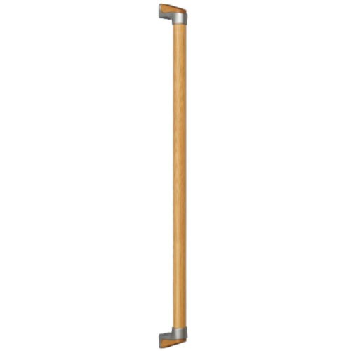 【LINEクーポン配布中】室内用手すり BAUHAUS 32ハイブリッドハンド I型 φ32×800mm マツ六 [BGH-303LO] Lオーク＋シルバー 4トン配送 車上渡し 法人様事務所入れ限定 メーカー直送
