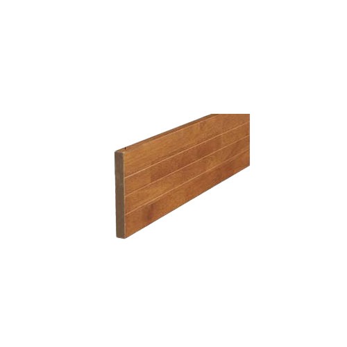 【LINEクーポン配布中】室内用手すり BAUHAUS 木製ベースプレート 120mm幅 4m 片面ライン入 マツ六 [BH-414] W120&times;t15&times;L4000mm Mブラウン 4トン配送 車上渡し 法人様事務所入れ限定 メーカー直送｜e-キッチンマテリアル