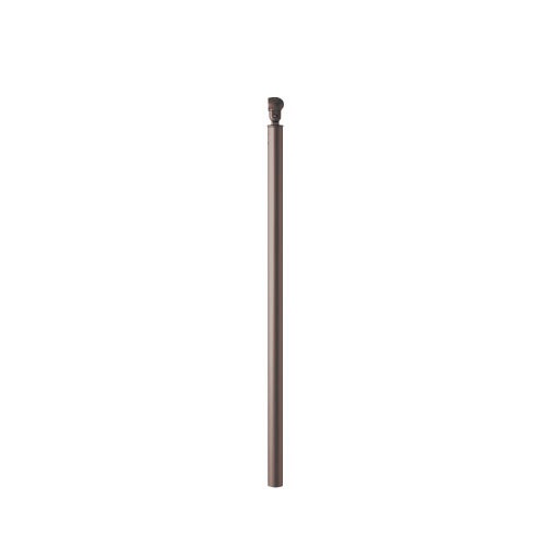 【LINEクーポン配布中】屋外用手すり BAUHAUS フリーRレール E埋め込み式エンド支柱 H900mm マツ六 [BJ-90DB] ダークブロンズ 4トン配送 車上渡し 法人様事務所入れ限定 メーカー直送