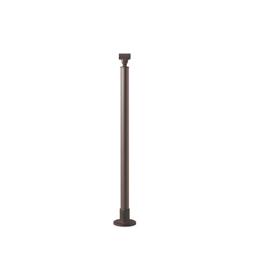 【LINEクーポン配布中】屋外用手すり BAUHAUS フリーRレール Eベースプレート式支柱 H900mm マツ六 [BJ-92DB] ダークブロンズ 4トン配送 車上渡し 法人様事務所入れ限定 メーカー直送｜e-キッチンマテリアル