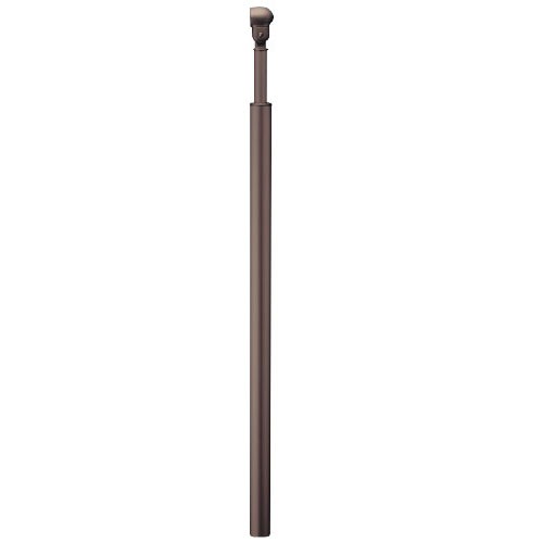 【LINEクーポン配布中】屋外用手すり BAUHAUS フリーRレール 埋め込み式エンド支柱 マツ六 [BJ-94DB] ダークブロンズ 納まります4トン配送 車上渡し 法人様事務所入れ限定 メーカー直送
