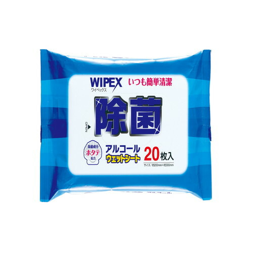 【LINEクーポン配布中】ワイペックス ホタテ除菌アルコールウェットシート20枚入30組 衛生用品 [4954215808011] 大成薬品工業 アーテック