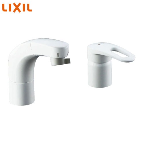 洗面用水栓 ホース収納式シングルレバー洗髪シャワー混合水栓 リクシル LIXIL [RLF-681YN] ホース引出式 エコハンドル 寒冷地仕様