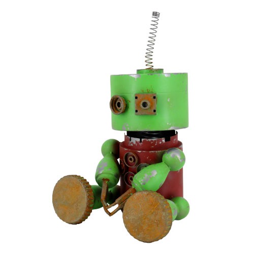 【LINEクーポン配布中】インテリア雑貨 ロボット W300×H440×D270 [46001] オブジェ 東洋石創 メーカー直送