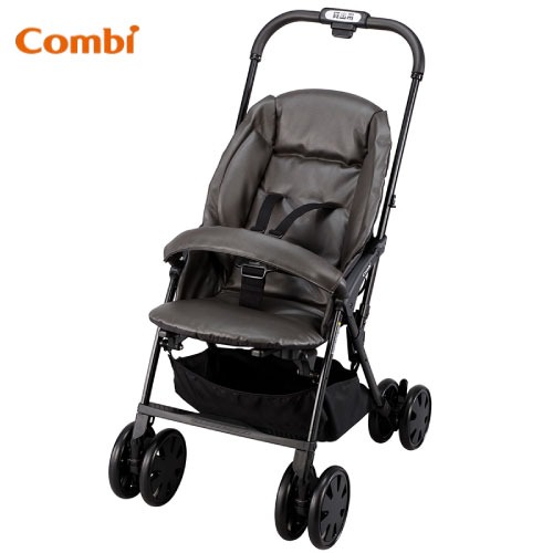 【LINEクーポン配布中】ベビーカー/カート Combi 施設用ベビーカーSC61 コンビウィズ [SC61G] グレー ロングユース 片手操作ラクラク開閉 施設専用 法人様限定 メーカー直送